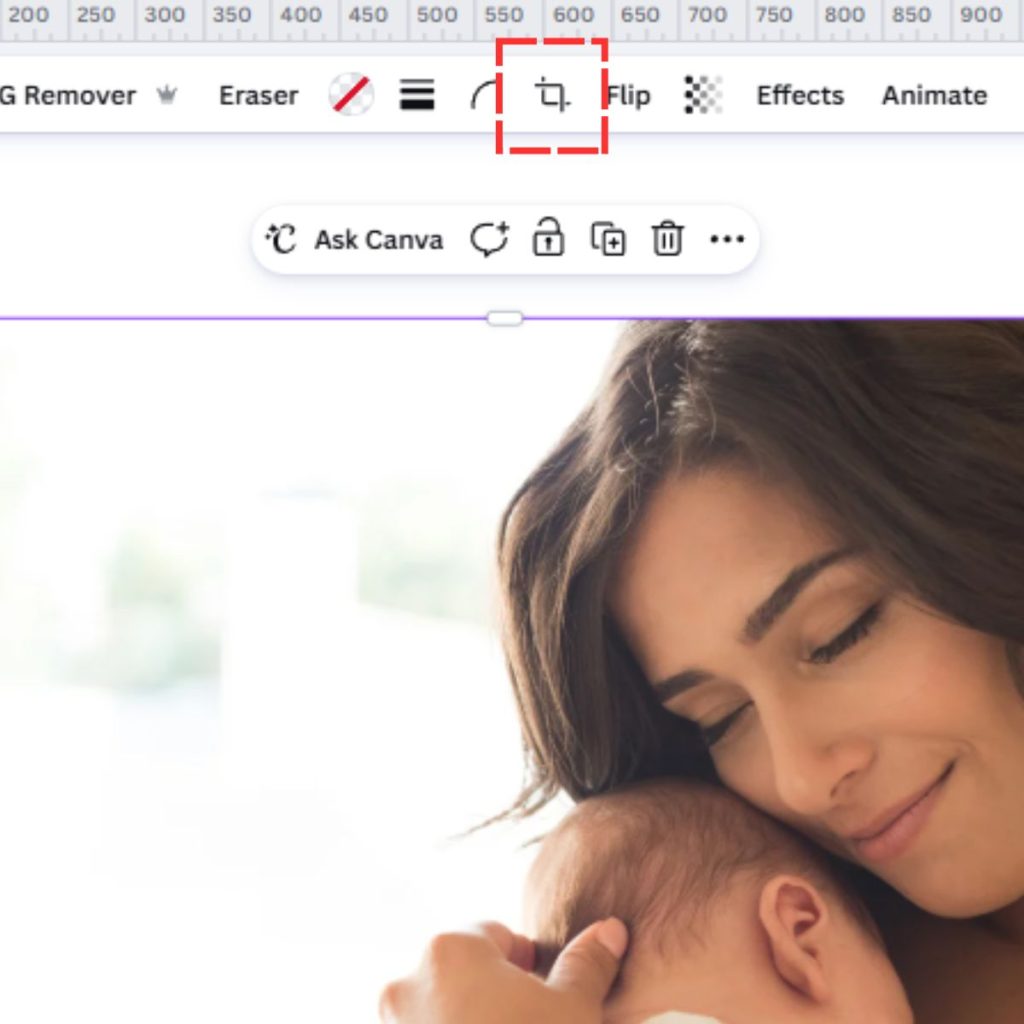 finding magic expand from the menubar in Canva